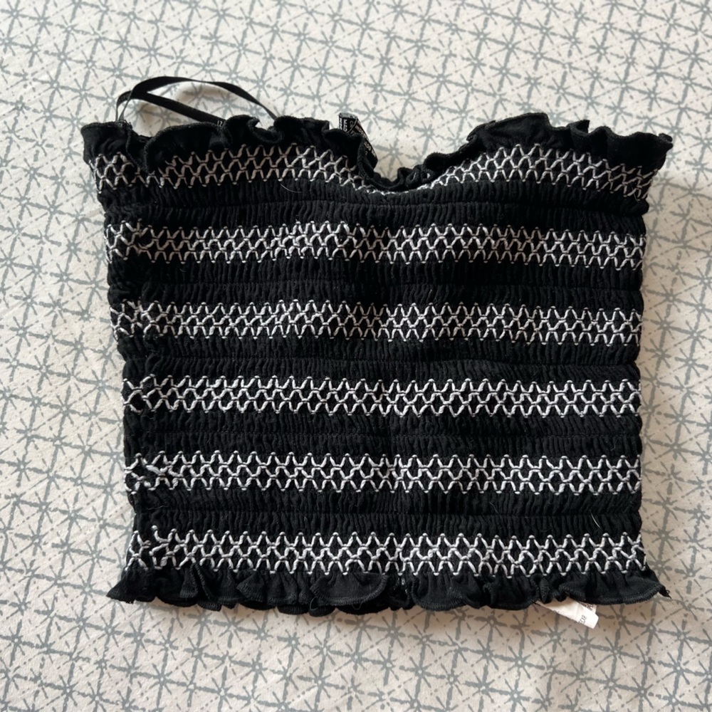 Forever 21 Bandeau/strapless crop tops
